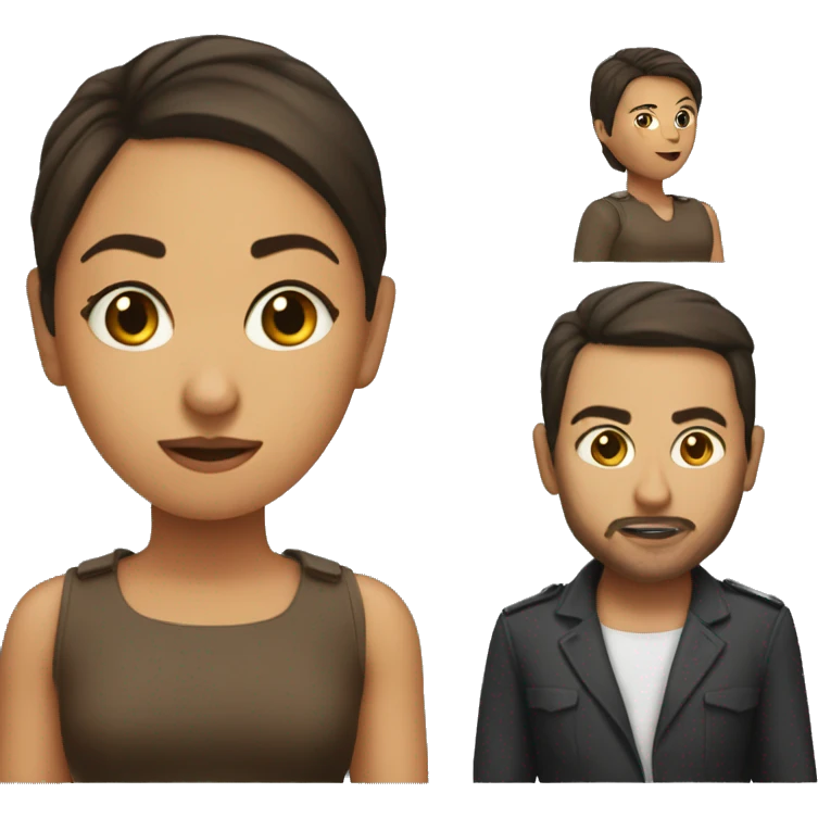 Jennifer with Turky alshikh face emoji