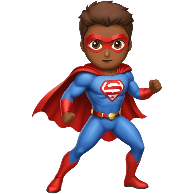 superhero in action emoji