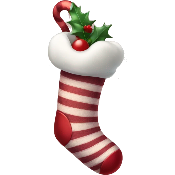 Cute stocking emoji