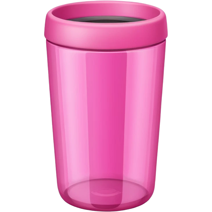 pink tumbler emoji