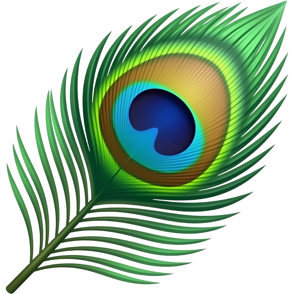 Peacock feathers emoji emoji