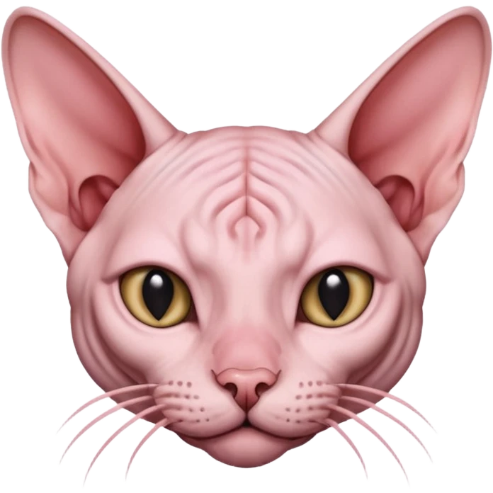 Sphynx cat nosepicking emoji