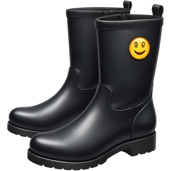 Black boots emoji