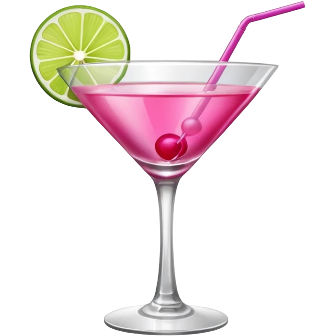 cosmopolitan with a twist of lime emoji