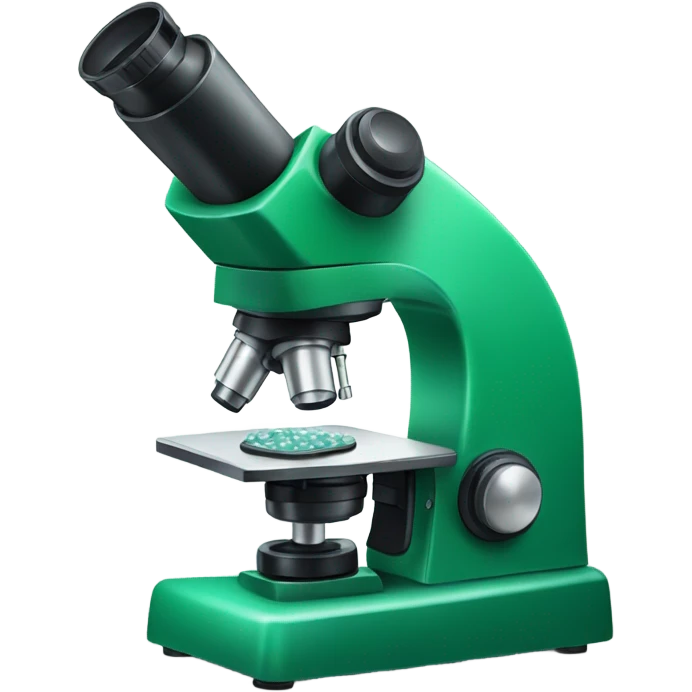 green microscope emoji