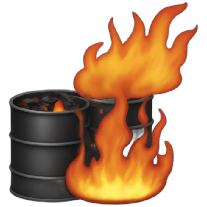 oil fire emoji