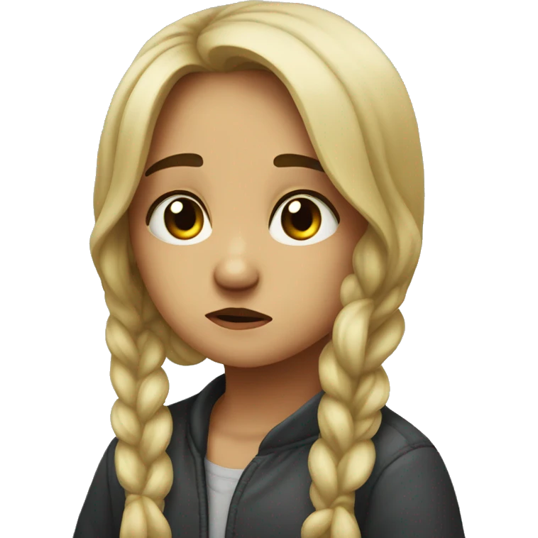 Hiena triste emoji