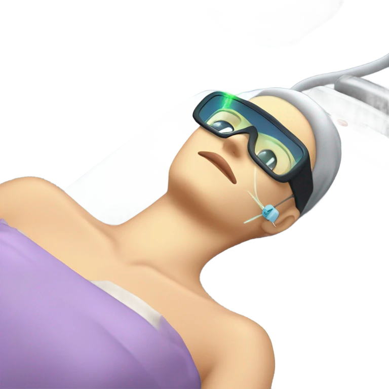 laser hair removal treatment emoji