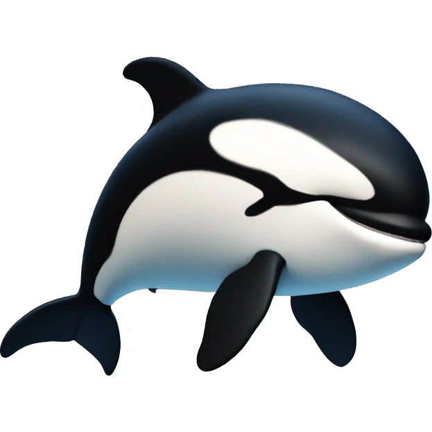outline of orca emoji