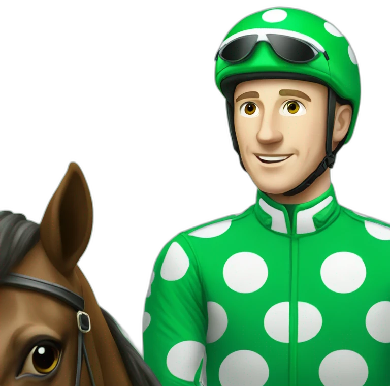 paul townend green polka dot jockey emoji
