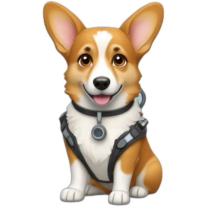 corgi technologist emoji