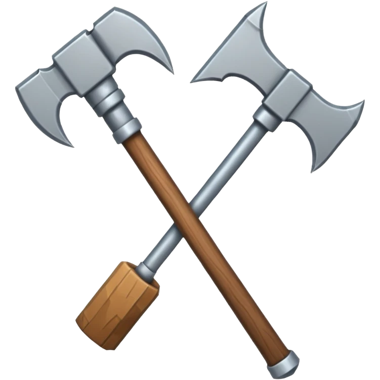 Minecraft picaxe emoji