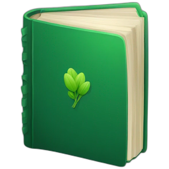 green book emblem emoji