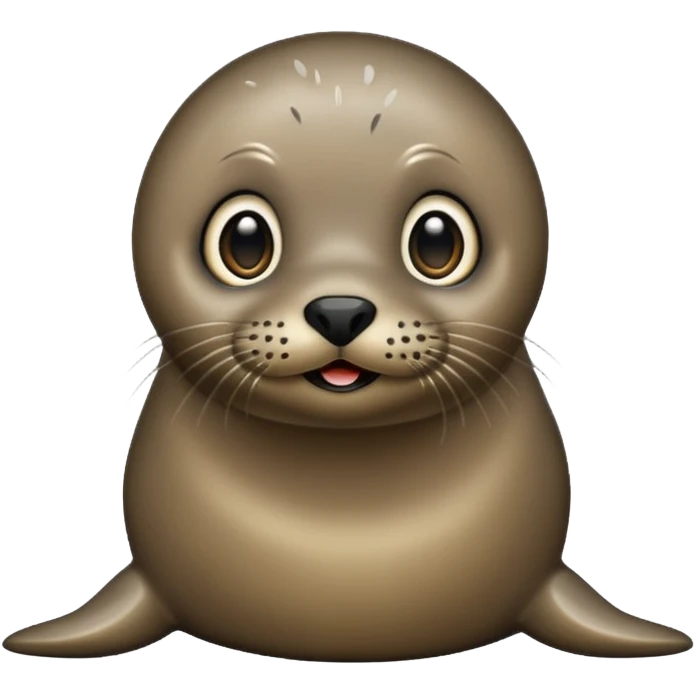 Seal surprises emoji