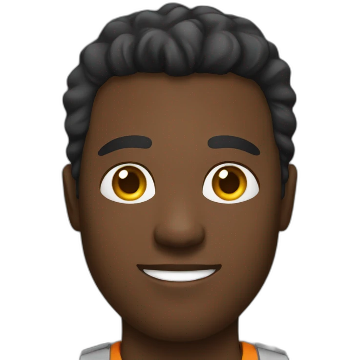black man working emoji