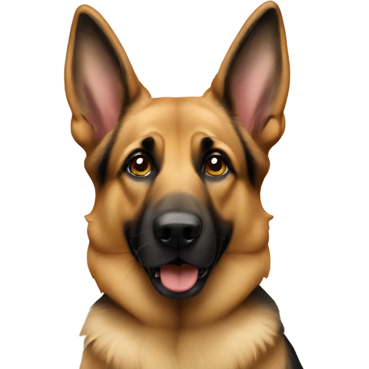 German Shepard dog emoji