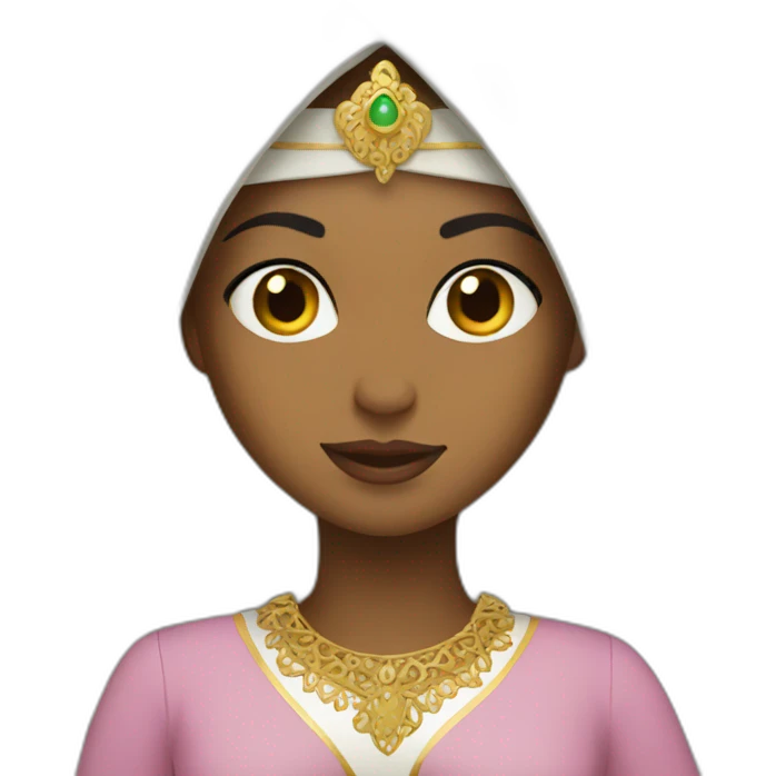 Arabic princess  emoji