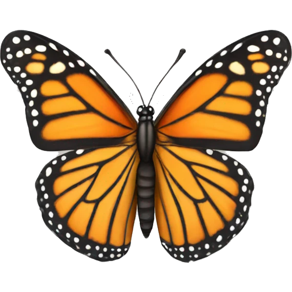 monarch butterfly full body emoji