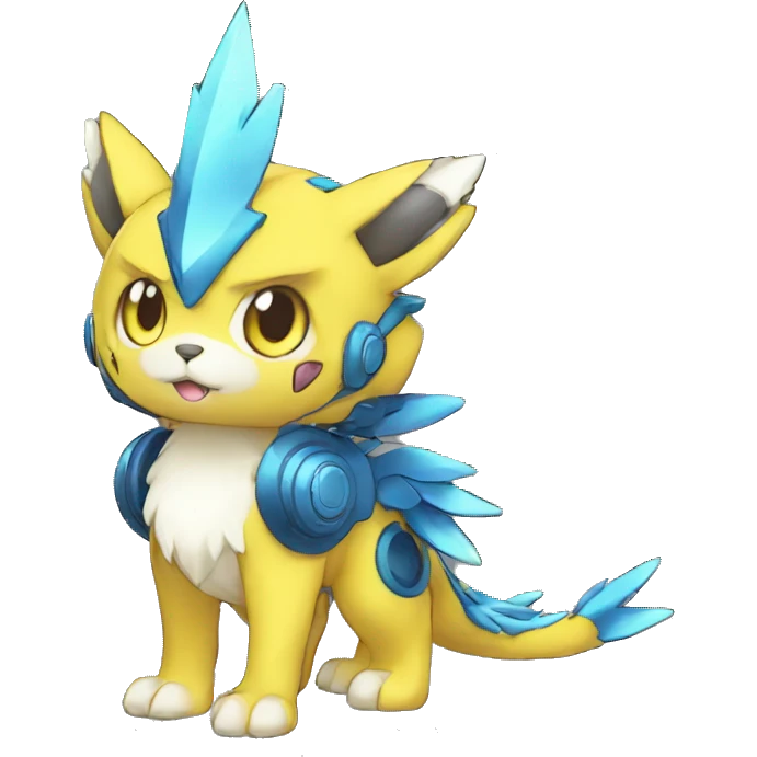 cute cool edgy shiny Digimon-Fakemon-animal full body emoji