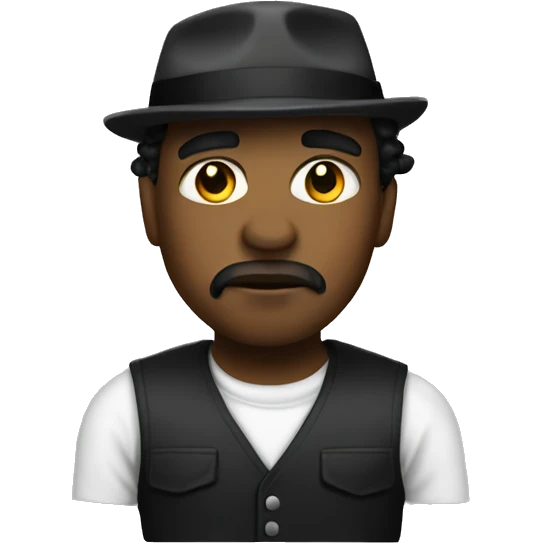 A gangster emoji