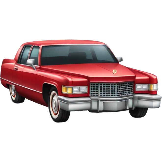 Fancy red car Cadillac  emoji