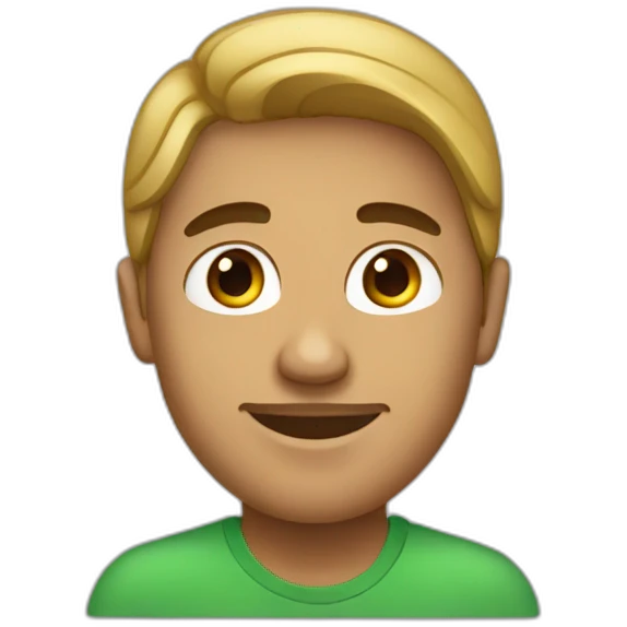 A male brazilian designer with stretched ears emoji