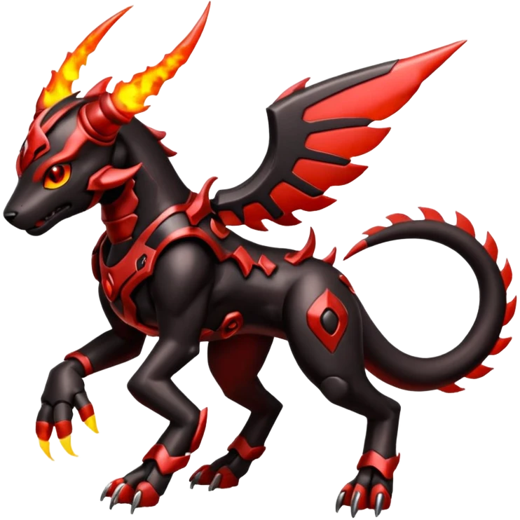 Houndoom-Genesect-Pokémon-Fakémon-hybrid-creature emoji