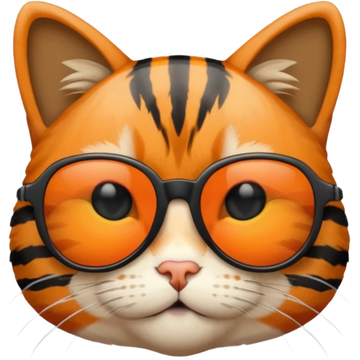 Cat wearing sunglasses emoji