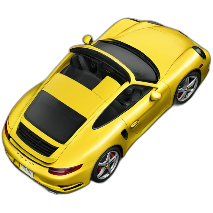 yellow porsche emoji
