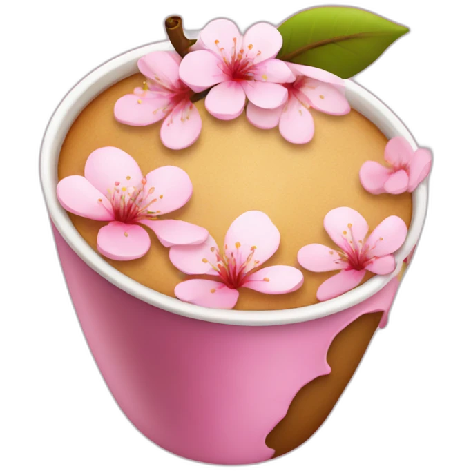 cherry-blossom-coffee emoji
