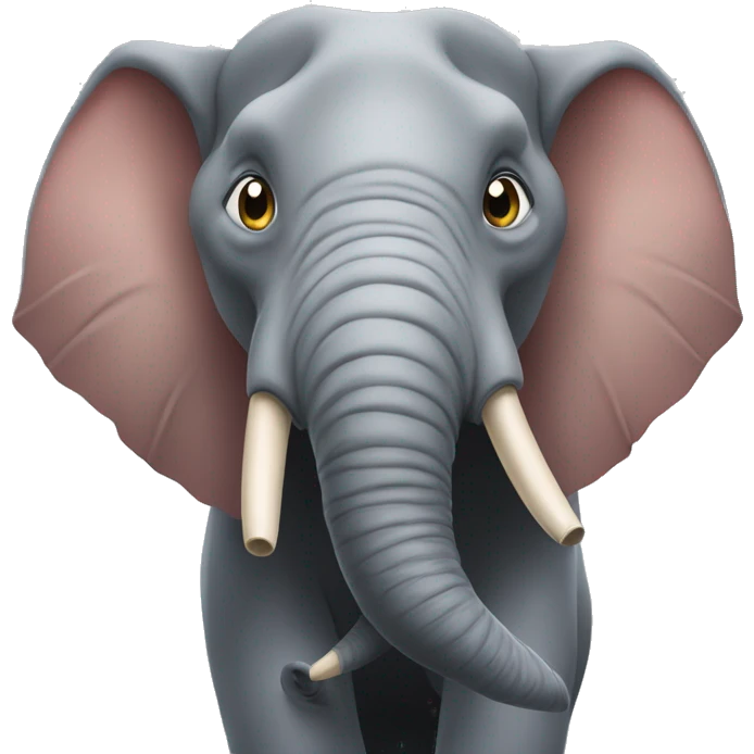 éléphant avec la tête de mbappé emoji