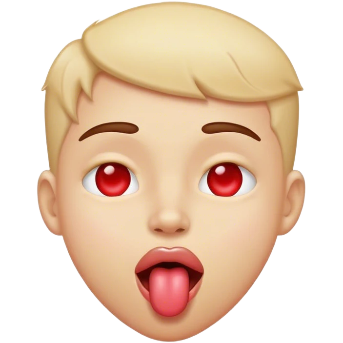 heart eyes tounge out  emoji