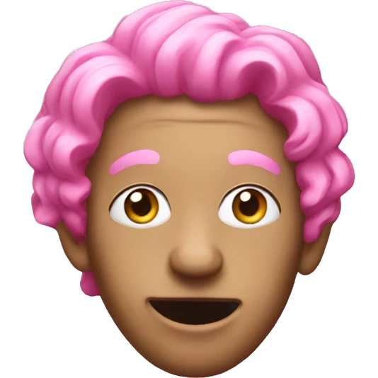 Pink fool emoji