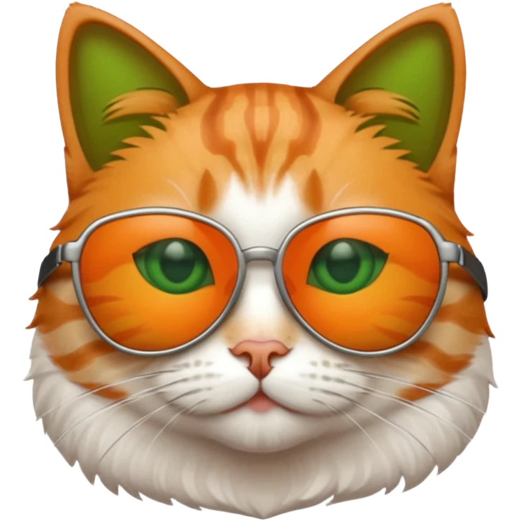 Cat wearing sunglasses emoji