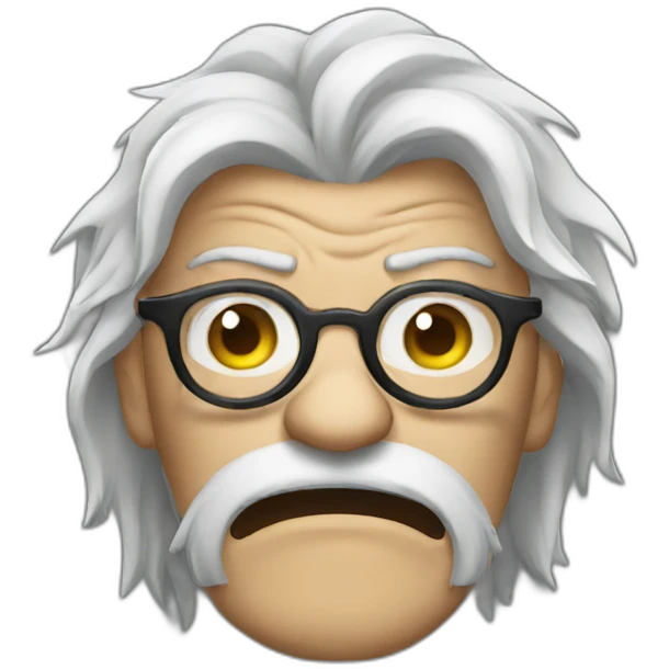 angry wizard face with glasses emoji