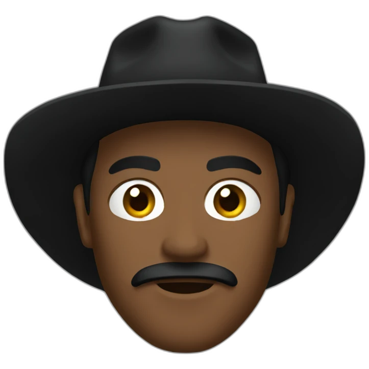 Black el Zorro emoji