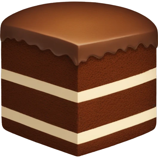 Brown cake emoji