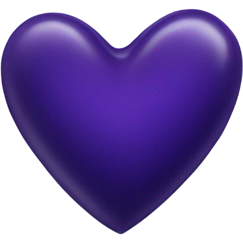 Dark blueish Purple Heart emoji