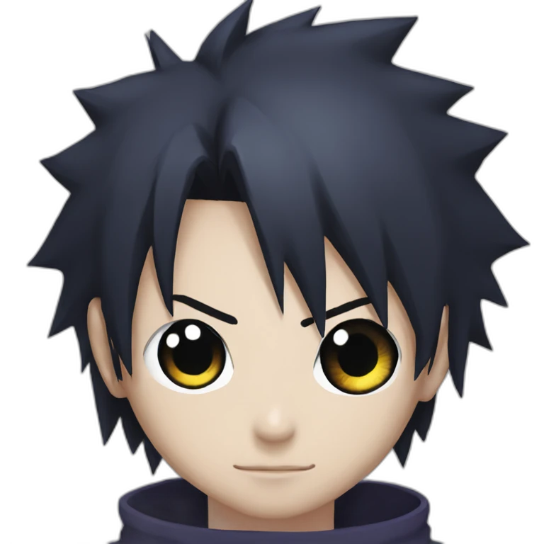Sasuke with sharingan emoji