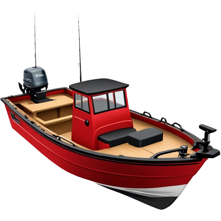 Fishing Boat - Lund 1775 Crossover XS (Model Year: 2022) (Iconic colour: Red with black trim) emoji