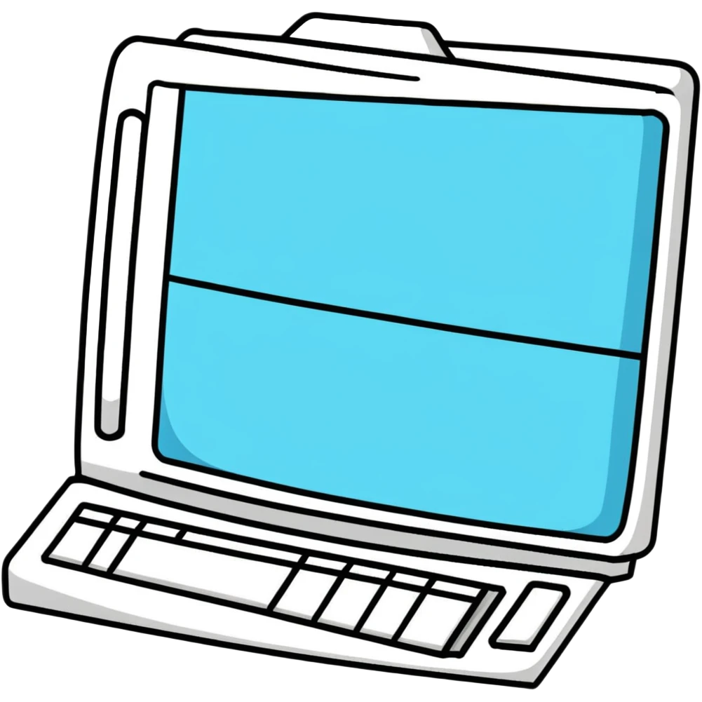 computer with website emoji