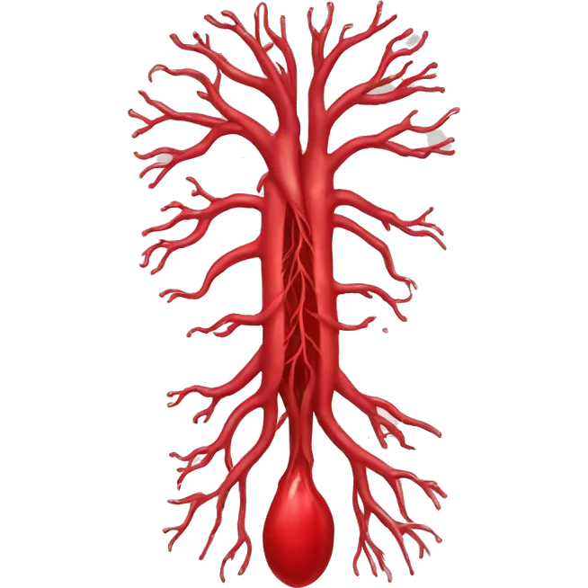 red blood vessels emoji
