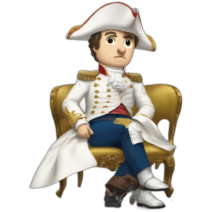 Napoleon plays video games emoji