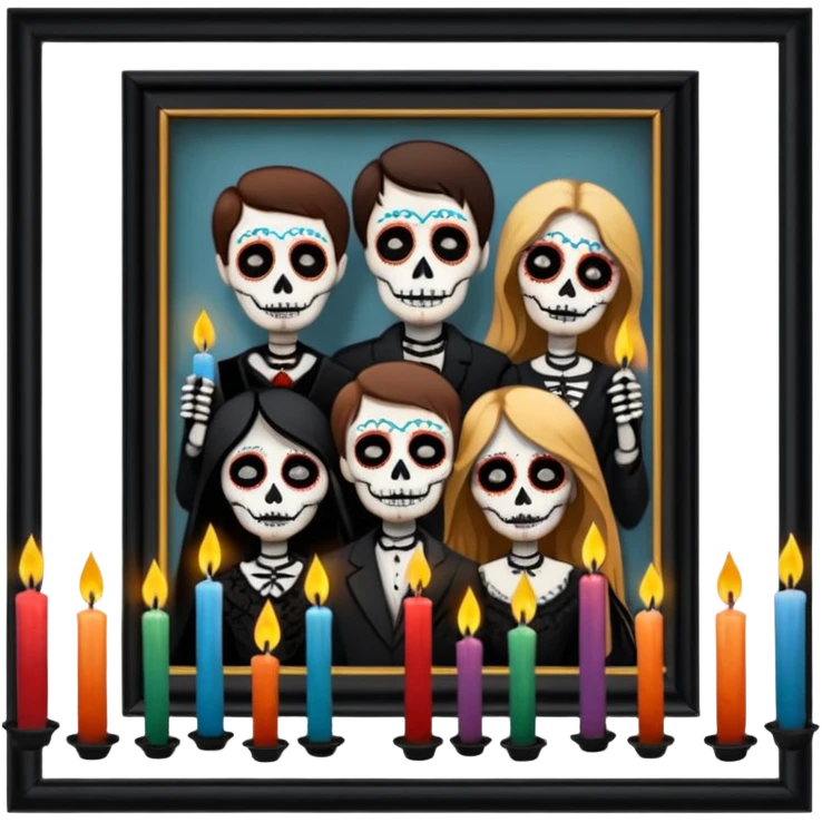 Day o the death, missing people, hereditary movie, museum emoji