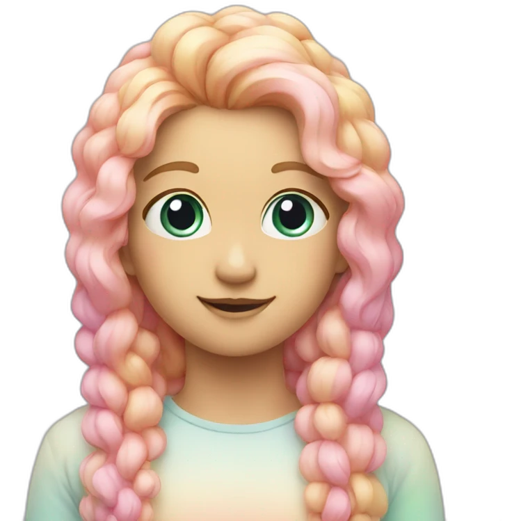 Pastel rainbow emoji