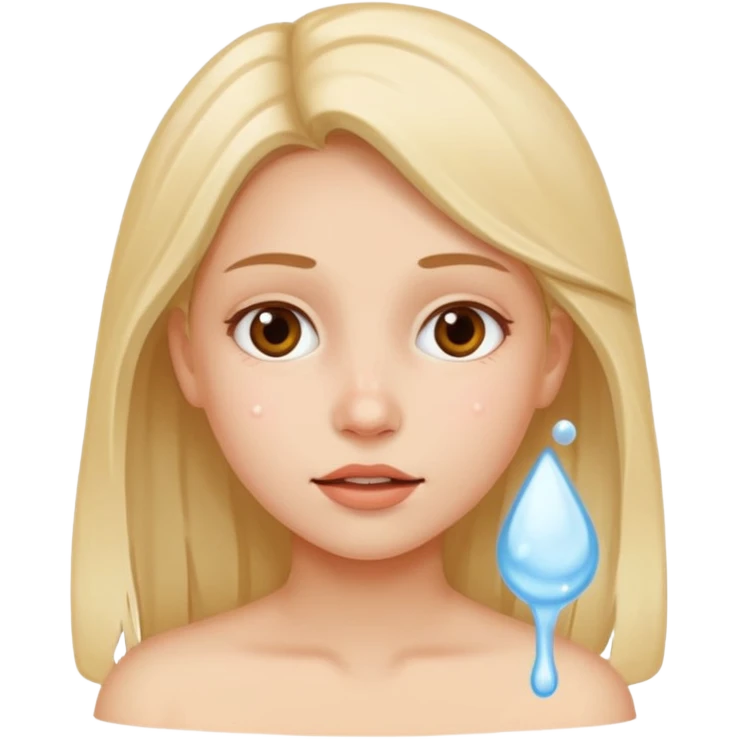 Girl cum on face emoji