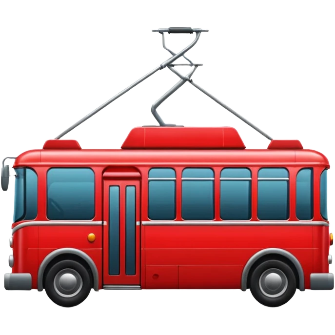 trolleybus emoji
