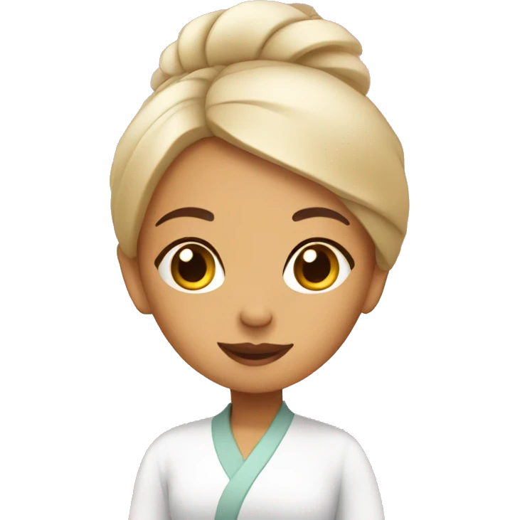 Girl at spa emoji