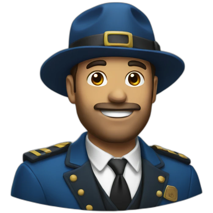 Blue porter emoji
