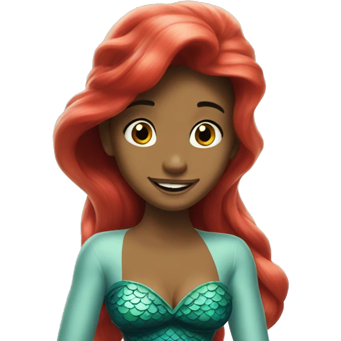 The little mermaid emoji